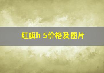 红旗h 5价格及图片